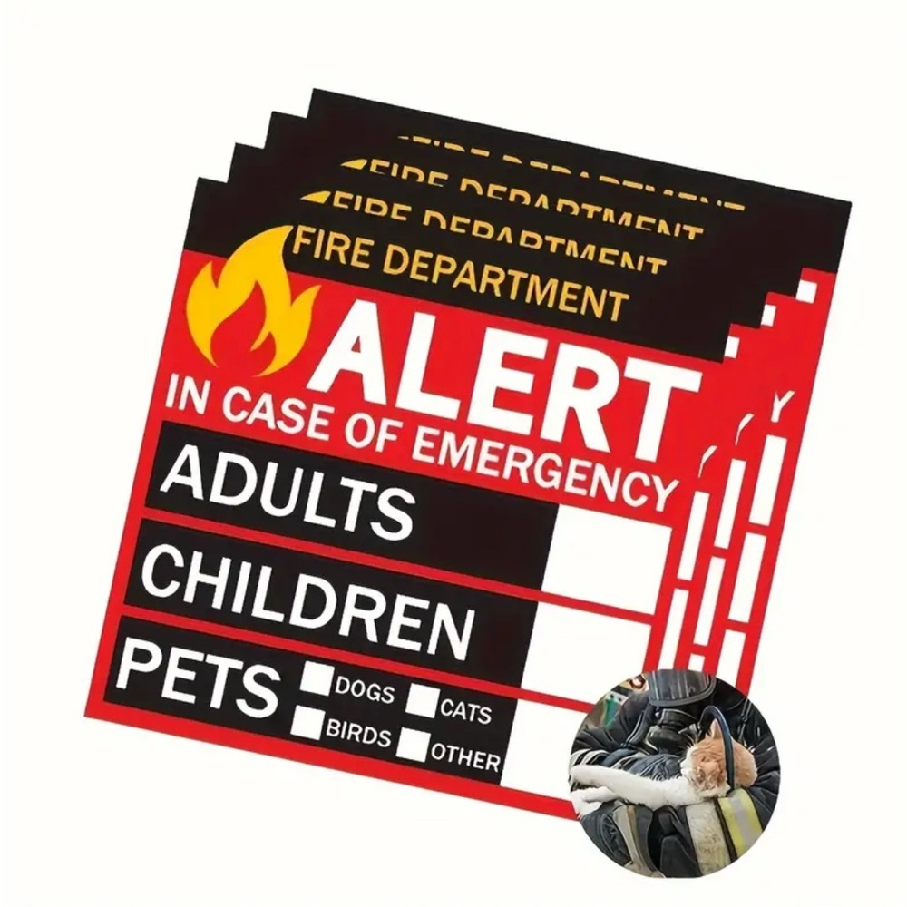 In Case Of Emergency Stickers